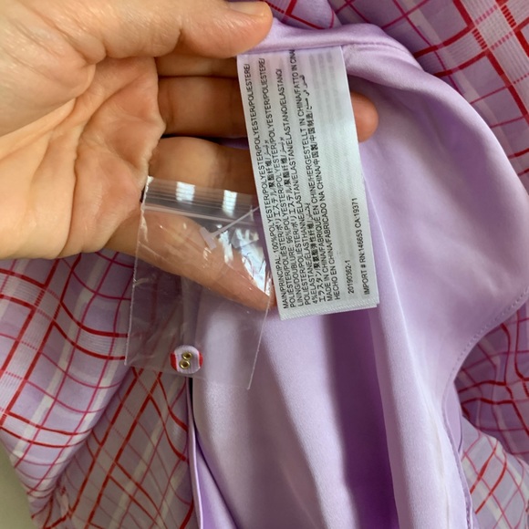 ❌SOLD❌Finders Keepers Nostalgia Dress Lilac Check - Picture 16 of 16